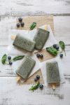 Blueberry mango banana breakfast popsicles