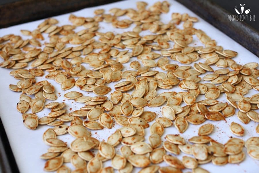 Smoky Garlic Pumpkin Seeds