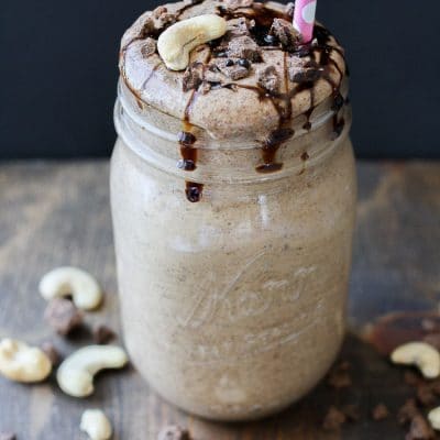 Salted Caramel Cashew Cacao Chunk Smoothie
