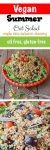 Vegan Arugula Salad with Maple Miso Balsamic Dressing