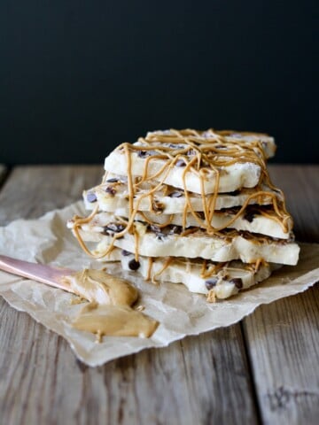 Vegan Chunky Monkey Frozen Yogurt Bark