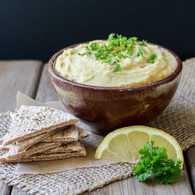 Yellow Split Pea Dip (Greek Fava) - Veggies Don't Bite