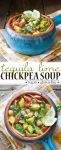 Vegan Gluten Free Mexican Tequila Lime Chickpea Soup