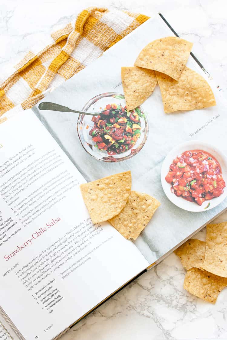 Strawberry chile salsa recipe from True Food Kitchen cookbook