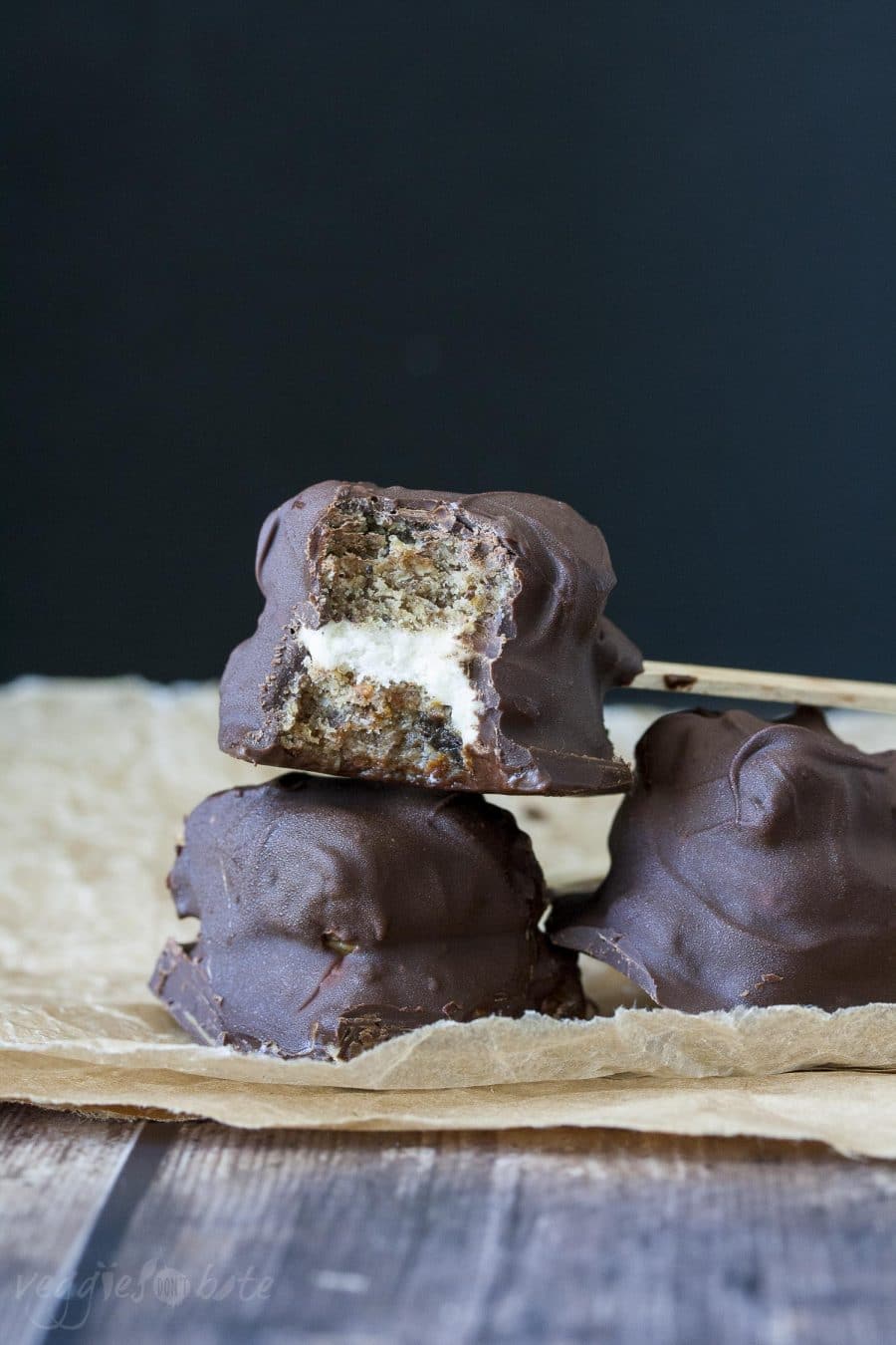 Bite sized vegan ice cream sandwiches