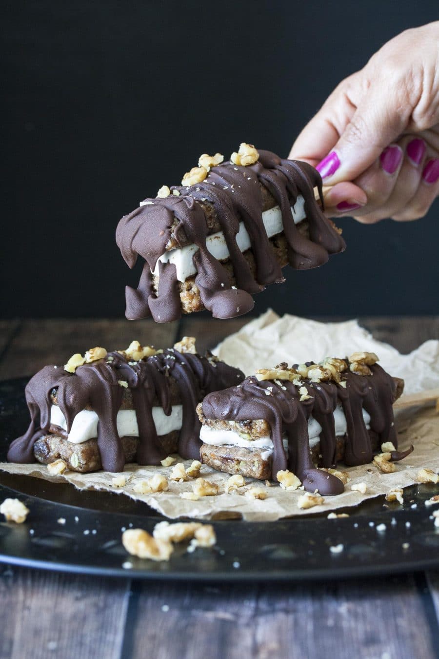 Easy vegan ice cream bars