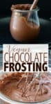 Simple vegan chocolate frosting made with whole foods and a secret ingredient that ups the flavor like no other! Only 6 ingredients, easy to make and prep ahead! #veganfrosting #vegandesserteasy