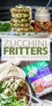 These vegan and gluten free zucchini fritters not only give you a dinner idea, they keep you fed for days. One recipe, many ways to serve it! #KnorrPartner #ad #vegetarianrecipes #cheapdinners