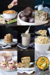 Collage of a variety of delicious looking breakfast, lunch and dinner recipes