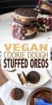 There is nothing quite like devouring vegan cookie dough straight from the bowl! This incredible healthy version has only seven easy to find ingredients. #healthydesserts #cookiedough