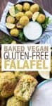 These easy vegan gluten-free falafel are baked to perfection. They are full of protein, amazing kid food and and can be used in so many ways! #glutenfreerecipes #vegandinner