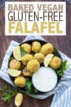 These easy vegan gluten-free falafel are baked to perfection. They are full of protein, amazing kid food and and can be used in so many ways! #glutenfreerecipes #vegandinner