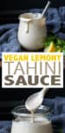 All you need is this vegan tahini sauce to take your meal from good to ridiculously amazing! Easy, uses only 7 ingredients, and should be made asap! #vegansauces #mediterraneanrecipes