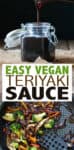 This gluten-free vegan teriyaki sauce is sticky, sweet and so versatile. It's guaranteed to take any Asian inspired dish to a whole new flavor level! #veganasianrecipes #glutenfreesauces