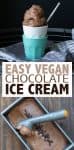 Are you looking for a frozen treat, that not only tastes amazing but is filled with nutrition? This easy vegan chocolate ice recipe will be your new BFF! #vegandessertrecipes #dairyfreedessert