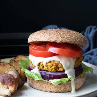 Vegan Falafel Burger Recipe Veggies Don T Bite