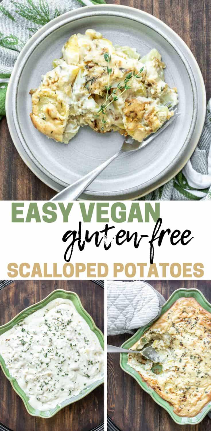 Best Vegan Scalloped Potatoes (Gluten Free) - Veggies Don't Bite