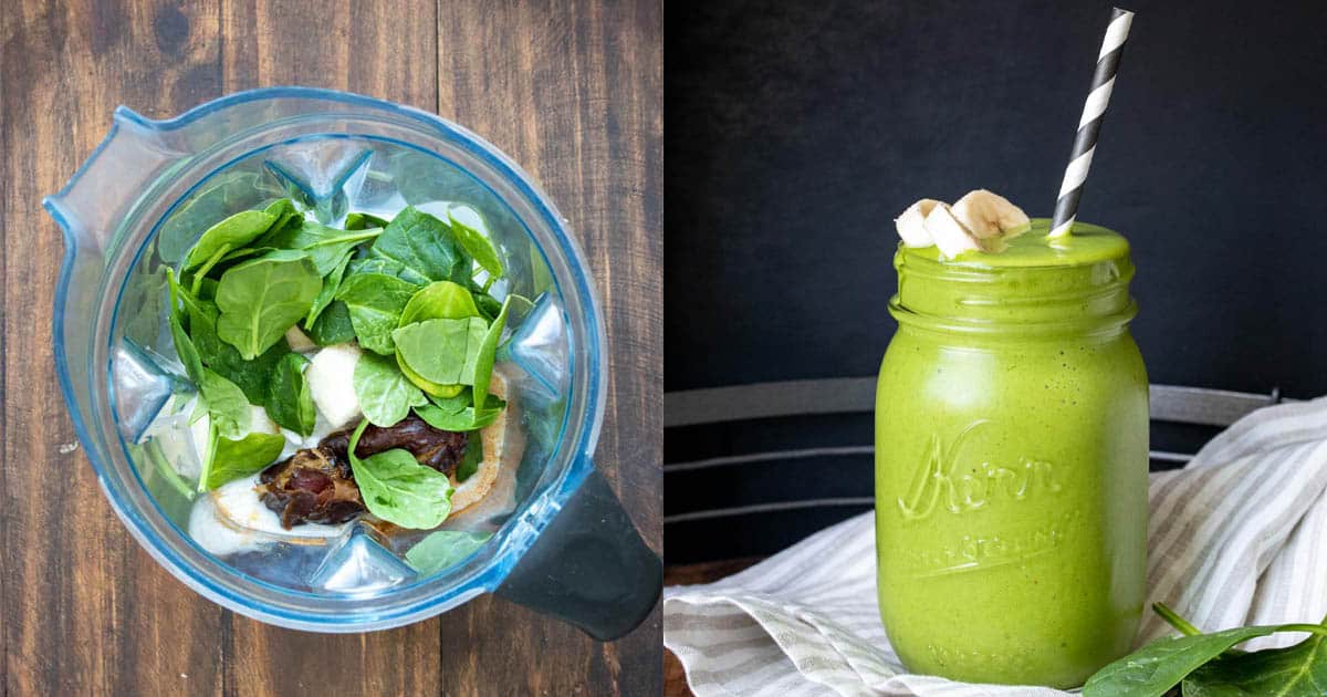 The Best Vegan Spinach Banana Smoothie Recipe