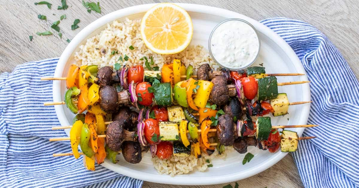 Grilled Veggie Skewers - The Culinary Compass