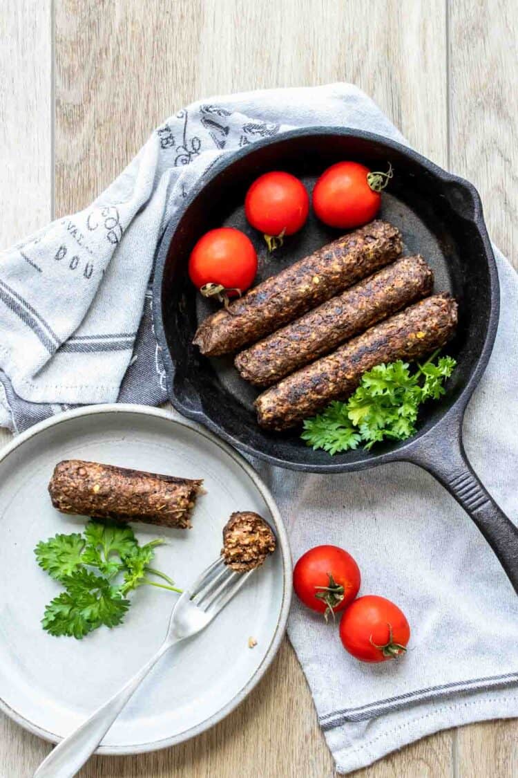 The Best Vegan Sausage (Gluten-Free) - Veggies Don't Bite