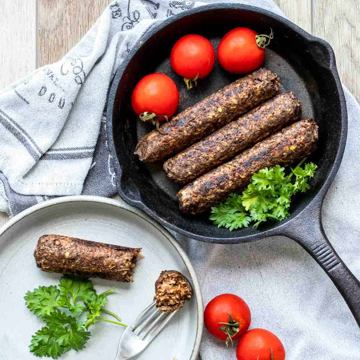 The Best Vegan Italian Sausage (simple seitan recipe)