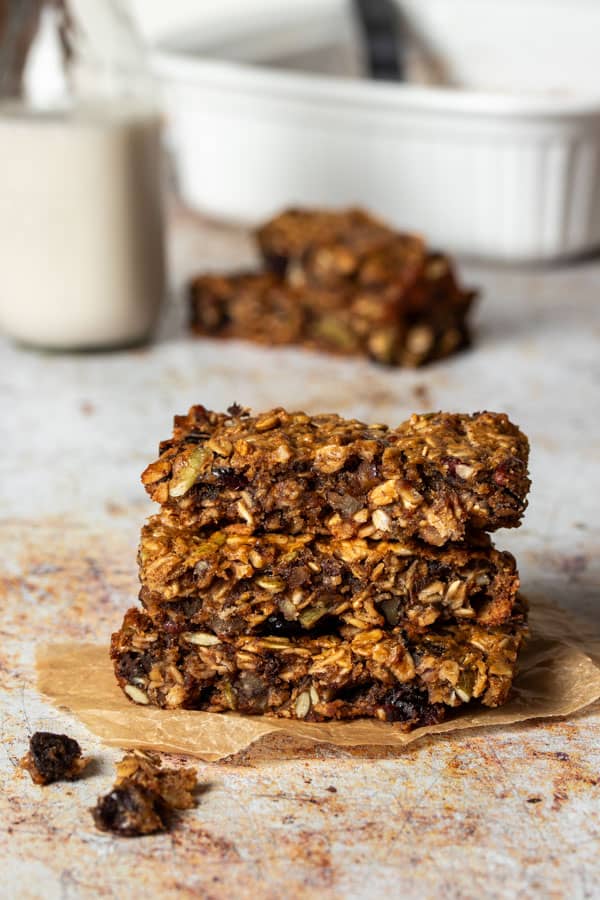 Healthy Breakfast Bars (Gluten Free) - Veggies Don't Bite